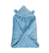 Florida All Season Hooded Baby Blanket Swaddler Wrapper Flannel Soft and Comfortable for New Born Babies - Sky Blue